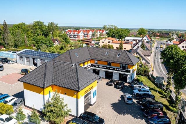 KODO Auto Serwis Dołuje – widok z lotu ptaka